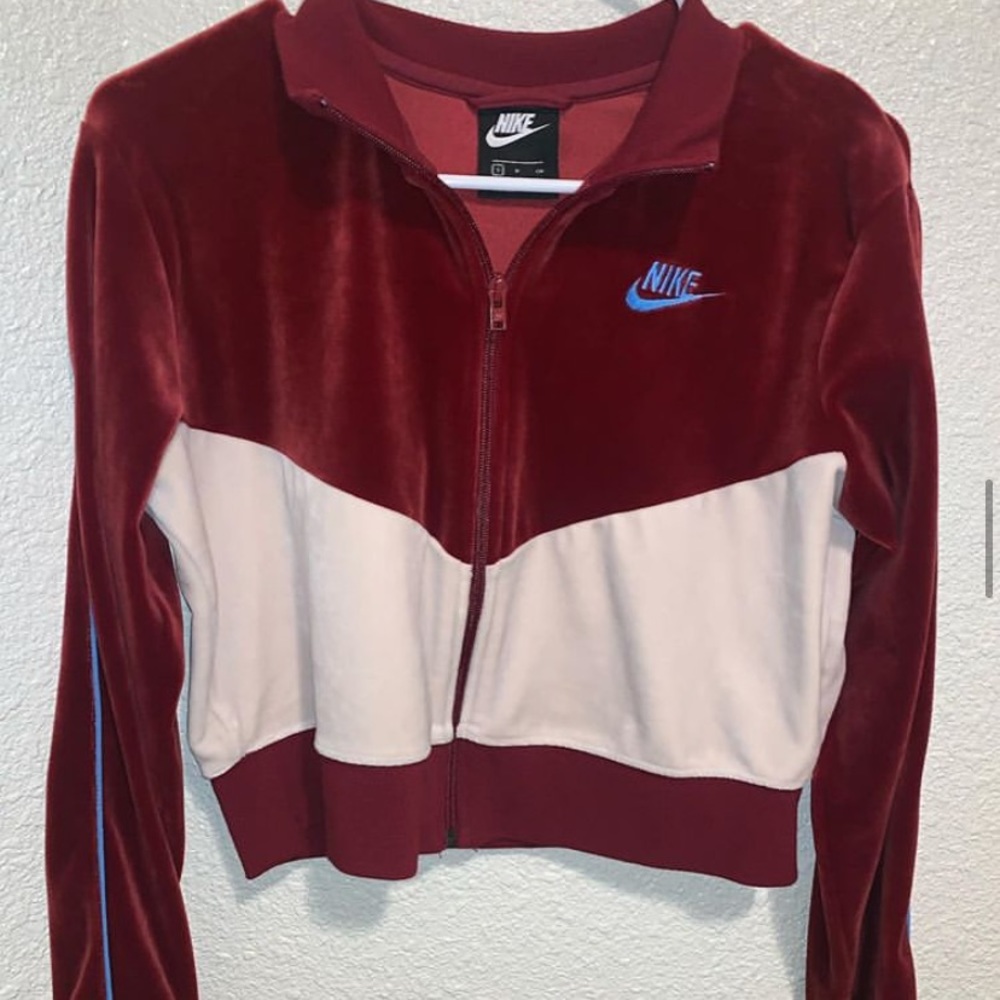 Cropped vintage Nike zip up